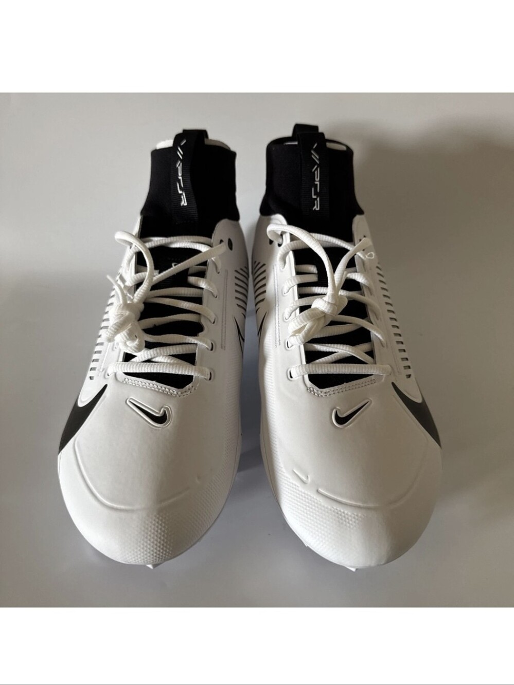 Nike Mens 16 Vapor Edge Pro 360 2 TB White/Black Football Cleats FN7759-100 NEW - Picture 5 of 5